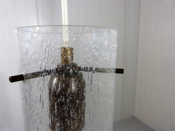 Image 1 of Glas-Pendelleuchte von Kaiser Leuchten, 1960er Jahre