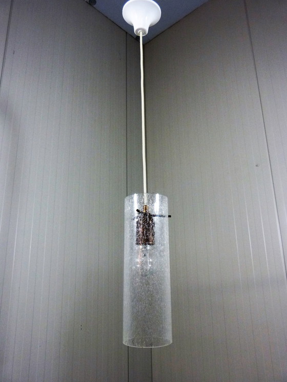 Image 1 of Glas-Pendelleuchte von Kaiser Leuchten, 1960er Jahre