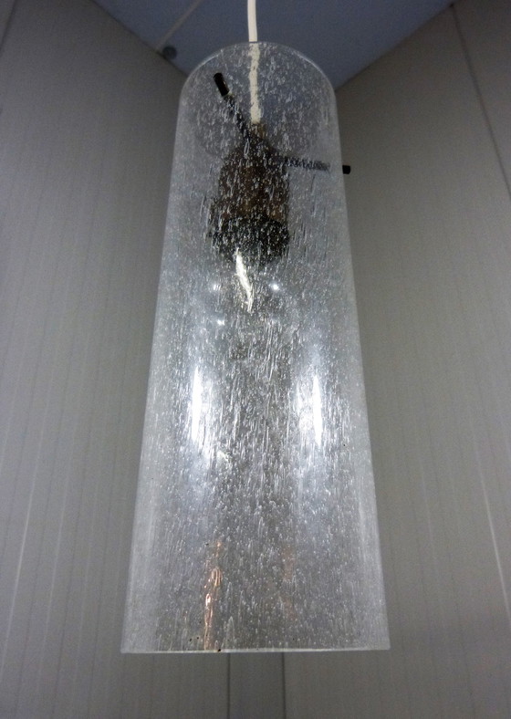 Image 1 of Glas-Pendelleuchte von Kaiser Leuchten, 1960er Jahre