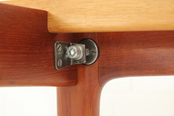 Image 1 of Svend Aage Madsen XXL Danish Teak Dining Table / Esstisch von K. Knudsen & Son, extra wide