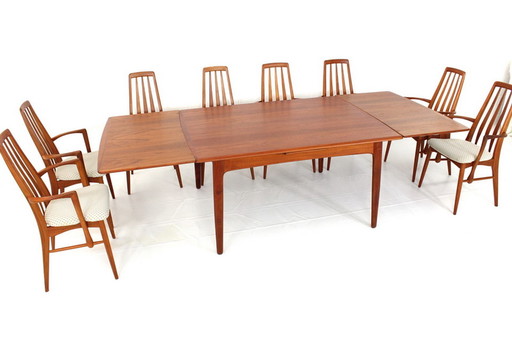 Svend Aage Madsen XXL Danish Teak Dining Table / Esstisch von K. Knudsen & Son, extra wide