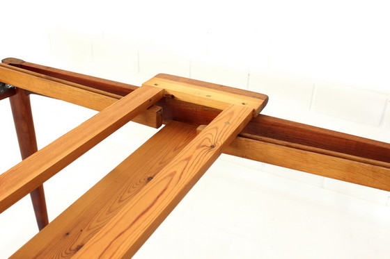 Image 1 of Svend Aage Madsen XXL Danish Teak Dining Table / Esstisch von K. Knudsen & Son, extra wide