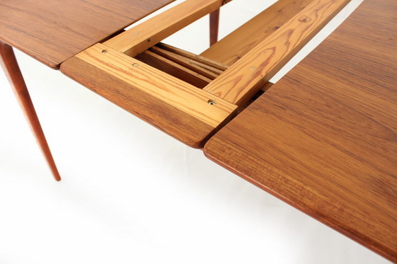 Image 1 of Svend Aage Madsen XXL Danish Teak Dining Table / Esstisch von K. Knudsen & Son, extra wide