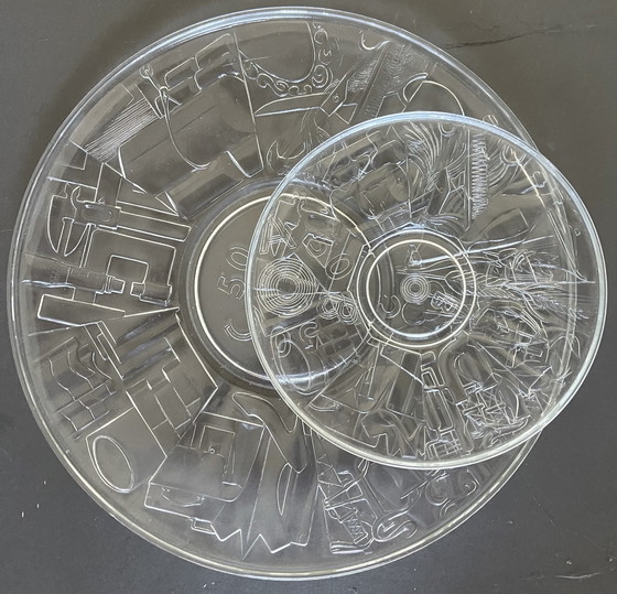 Image 1 of ABC-Schilder aus verarbeitetem Glas