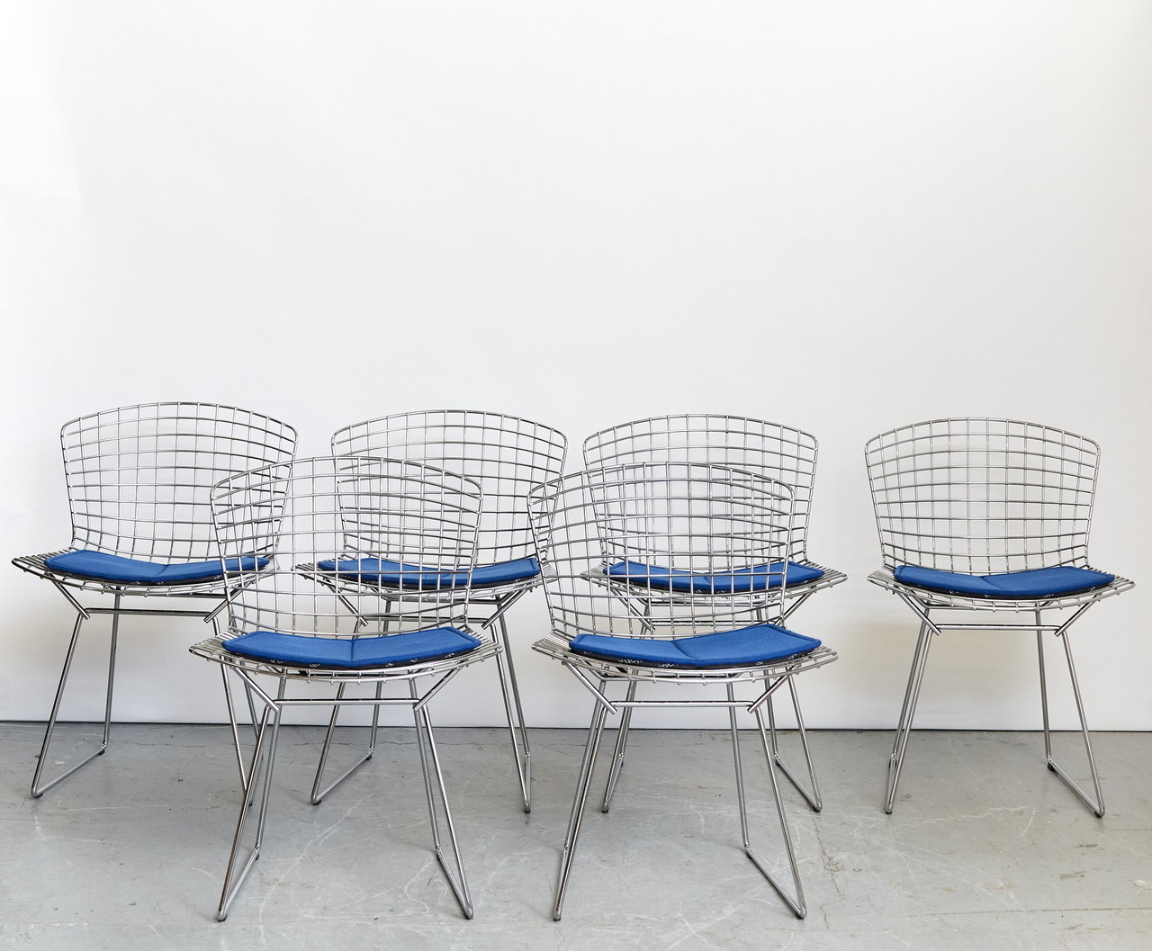 Chrome wire chair sale