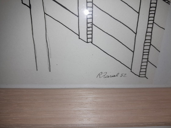 Image 1 of Fotogravur von Roger Raveel