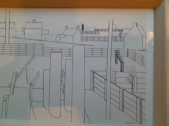 Image 1 of Fotogravur von Roger Raveel