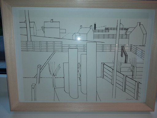 Fotogravur von Roger Raveel