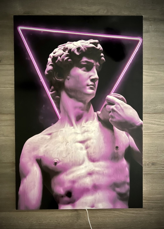 Image 1 of LedMansion David Triangle PopArt Kunst -LED-Lampe