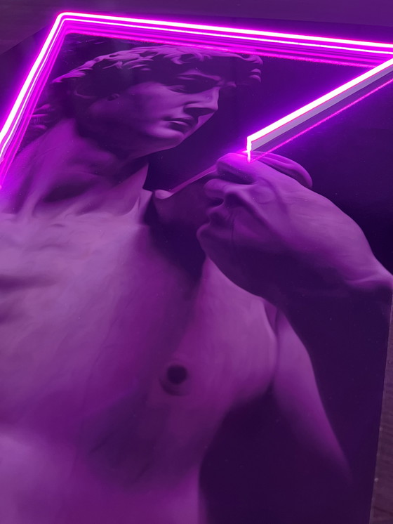 Image 1 of LedMansion David Triangle PopArt Kunst -LED-Lampe