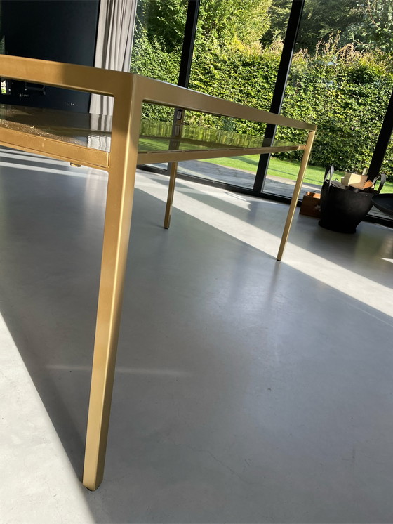 Image 1 of Nordal Esstisch aus goldfarbenem Metall