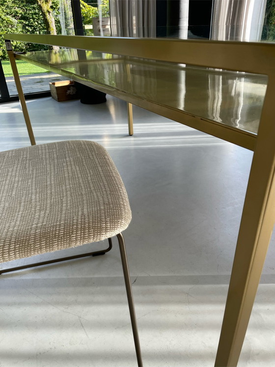 Image 1 of Nordal Esstisch aus goldfarbenem Metall