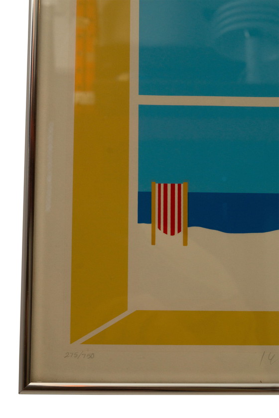 Image 1 of Ole Kortzau Lithografie Kopenhagen der 1970er Jahre.