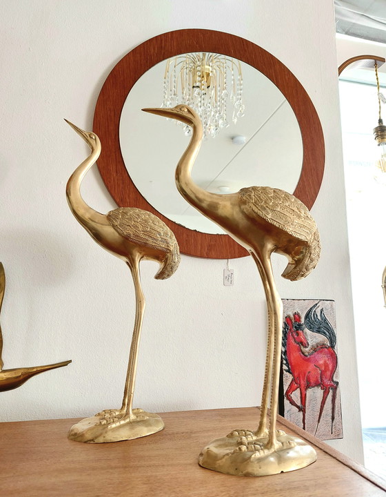 Image 1 of Große Messing , Kranichvögel, Vogel aus Messing 