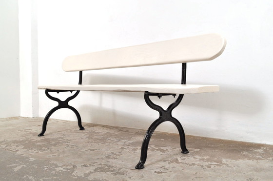 Image 1 of Vintage restaurierte Gartenbank