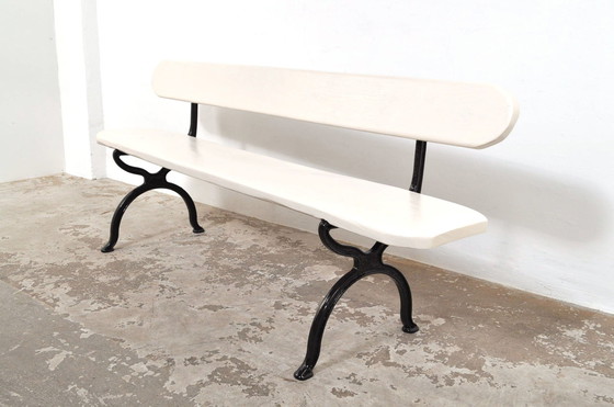 Image 1 of Vintage restaurierte Gartenbank