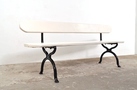 Image 1 of Vintage restaurierte Gartenbank