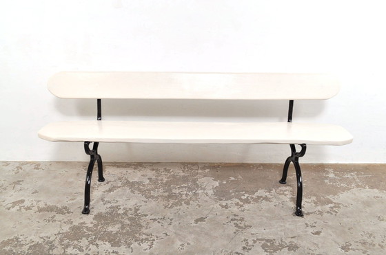 Image 1 of Vintage restaurierte Gartenbank