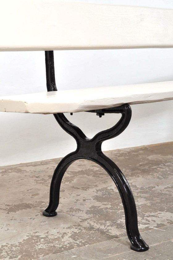 Image 1 of Vintage restaurierte Gartenbank