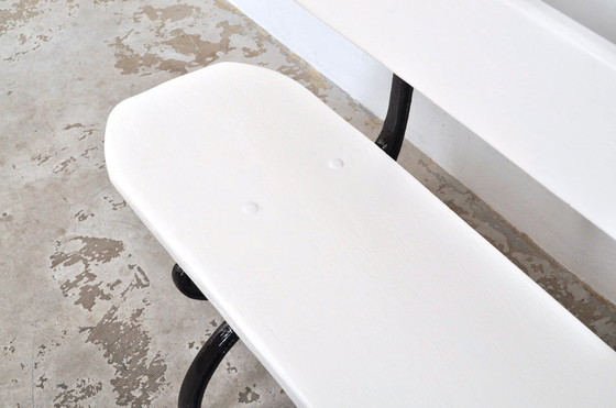 Image 1 of Vintage restaurierte Gartenbank