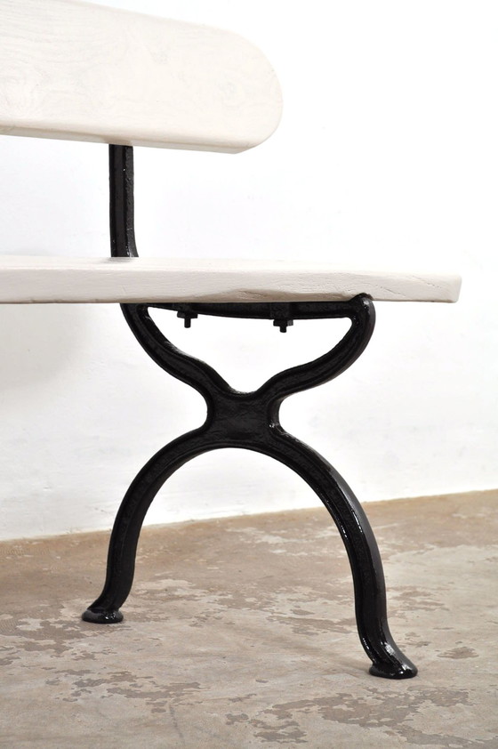 Image 1 of Vintage restaurierte Gartenbank