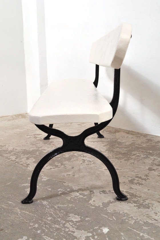 Image 1 of Vintage restaurierte Gartenbank