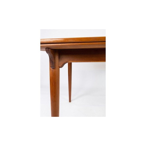 Image 1 of Vintage Teakholz Tisch mit Erweiterungen Dänemark 1960s