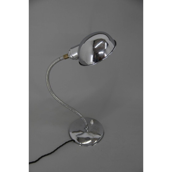 Image 1 of Vintage-Tischlampe mit flexiblem Schirm, 1940er Jahre