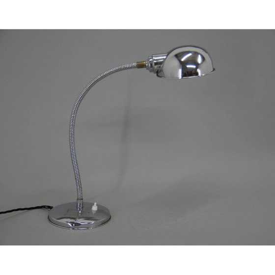 Image 1 of Vintage-Tischlampe mit flexiblem Schirm, 1940er Jahre