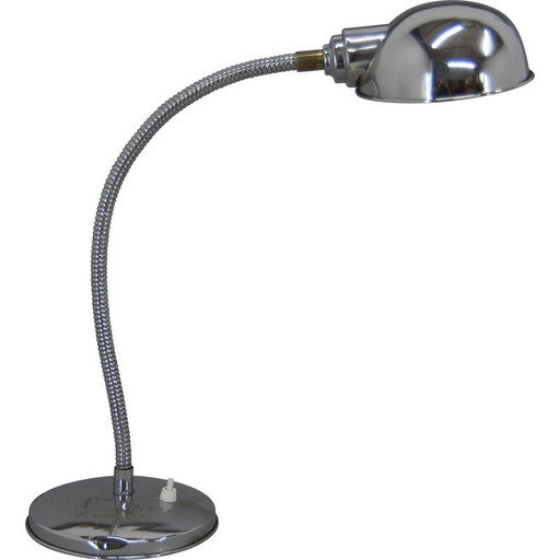 Vintage-Tischlampe mit flexiblem Schirm, 1940er Jahre