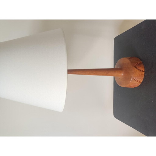 Alte Teakholz-Tischlampe für AB Stilarmatur Tranås, Schweden 1960