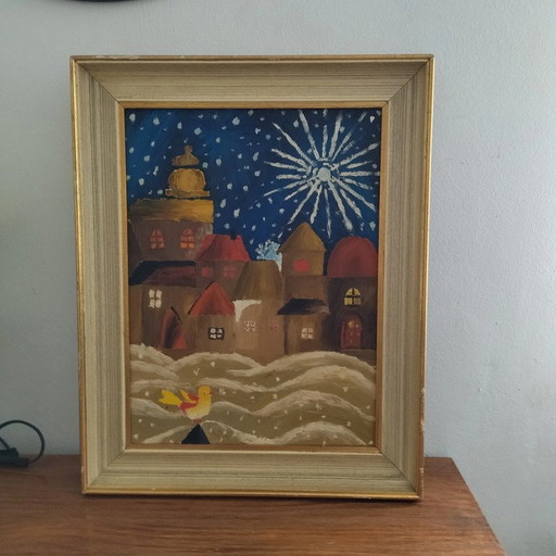 Gemälde Naive Kunst