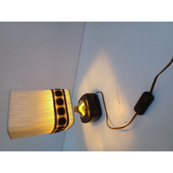 Image 1 of Vintage-Lampe aus Bakelit und Stoff, 1960