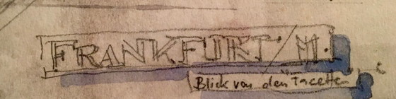 Image 1 of Frankfurt - Blick von den Facetten, Robert C. Rore