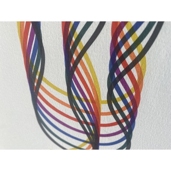 Image 1 of Siebdruck, Isaac gewidmet, von Yaacov Agam