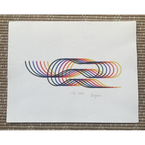 Image 1 of Siebdruck, Isaac gewidmet, von Yaacov Agam