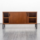 70er Jahre Sideboard, Nußbaum, restauriert, 140cm