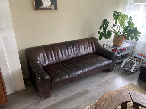 De Sede DS44 3-Sitzer Sofa aus Büffelleder