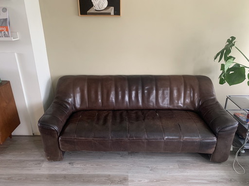 De Sede DS44 3-Sitzer Sofa aus Büffelleder