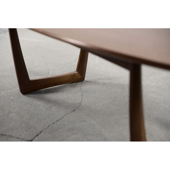 Image 1 of Vintage Couchtisch aus Nussbaumholz von Kondor Möbel, Deutschland 1960