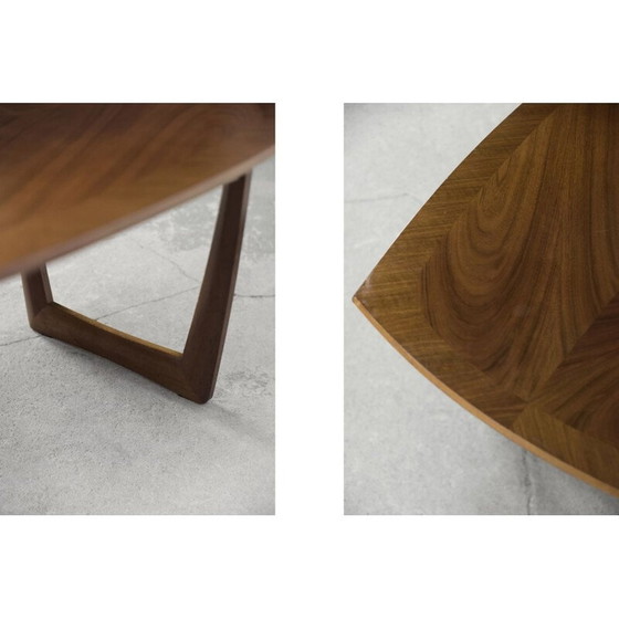 Image 1 of Vintage Couchtisch aus Nussbaumholz von Kondor Möbel, Deutschland 1960