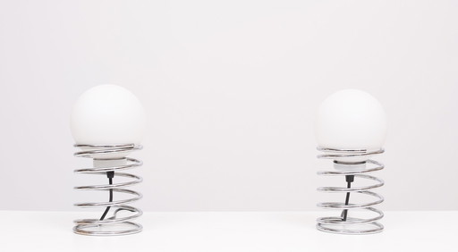 Woja Spirale Space Ace Tischlampen 1970er Jahre