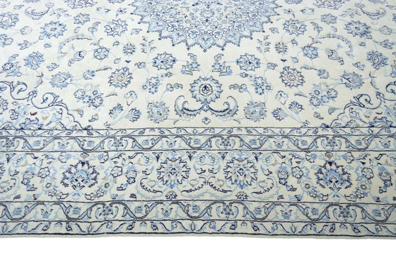 Image 1 of Handgeknüpfter Nain 9 La Orientteppich Mit Seide – 340 X 243 Cm