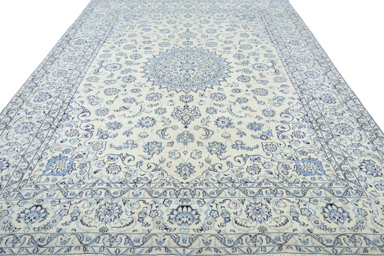 Image 1 of Handgeknüpfter Nain 9 La Orientteppich Mit Seide – 340 X 243 Cm