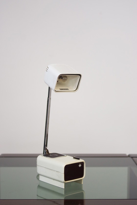 Image 1 of Vintage klappbare Leselampe mit Teleskoparm und doppelter Lichtintensität