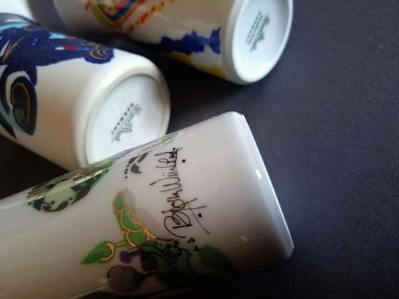 Image 1 of 3X Rosenthal Studio Linie Vase, Bjorn Wiinlad Gilbert Portanier Carla Manco 1970/80S