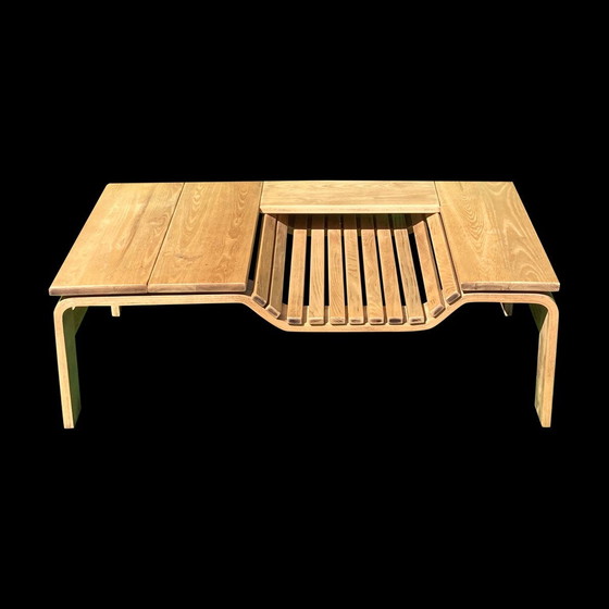 Image 1 of Mid Century Dutch Lattenrost Couchtisch