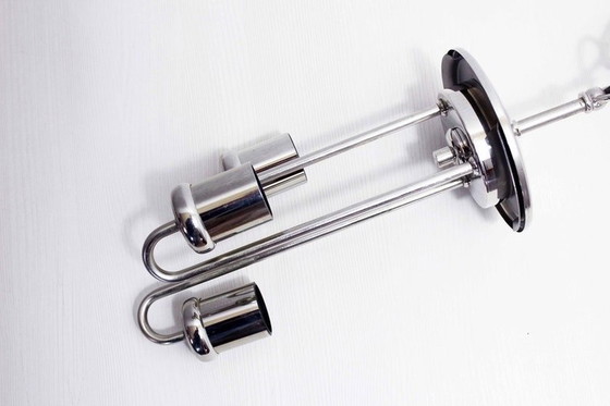 Image 1 of Aufhängung in Glas und Chrom Metall Born Leuchten