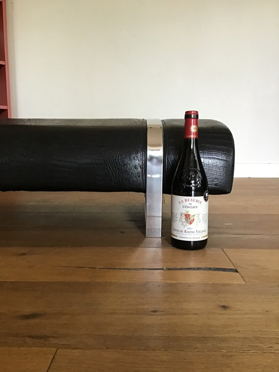 Image 1 of Faux Crock Schwarz/ Bank