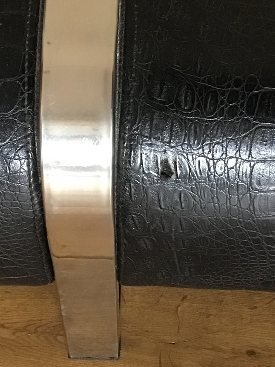 Image 1 of Faux Crock Schwarz/ Bank